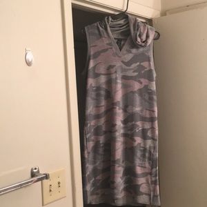 Thx hooded camouflage dress M